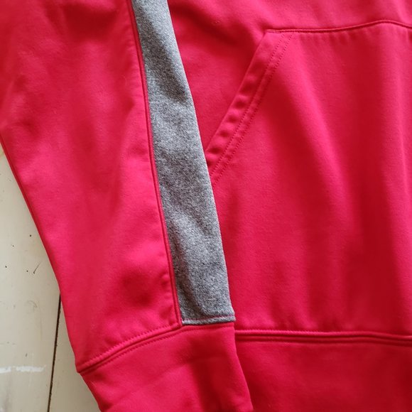 Mens Red & Grey Powertrain Sweatshirt/Hoodie - Size S - Picture 4 of 6